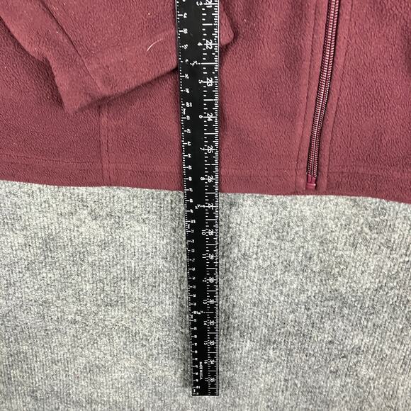 Bass Pro Shops Jacket Mens Size XL Maroon Full Zip Fleece Outdoor Casual Warm - Picture 2 of 8